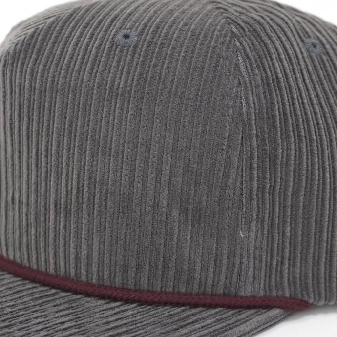 189404501 BLVNK / GRAMPS CORDUROY SNAPBACK - CHARCOAL/BURGUNDY ǥå 02