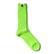 Trad Marks / Old Rib Socks lite オールドリブソックスライト - Neon Green ネオングリーン