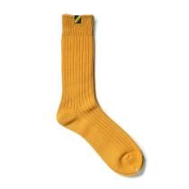 Trad Marks / Old Rib Socks lite オールドリブソックスライト - Yellow Gold イエローゴールド