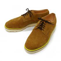 This is... / Suede Derby Shoe スウェード プレーントゥ - Camel