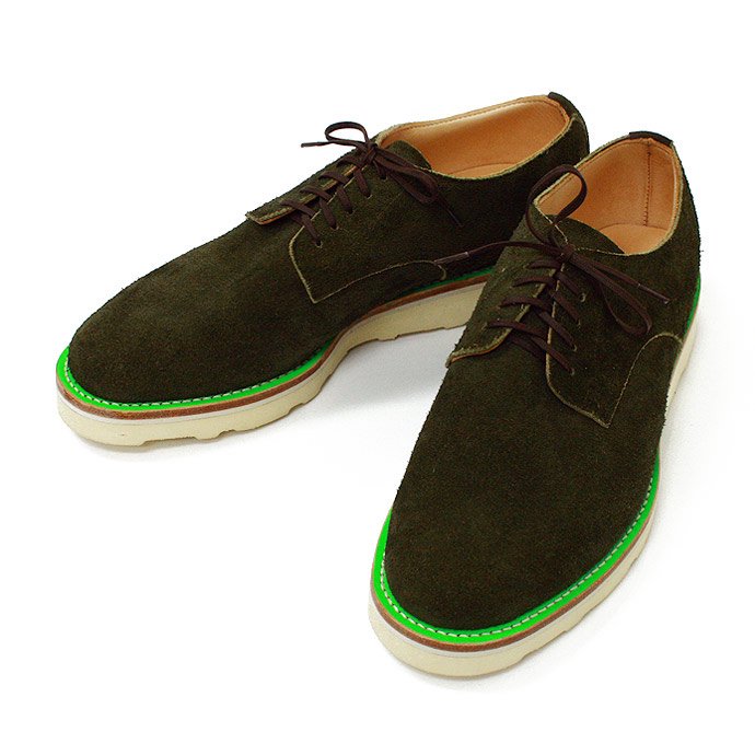 34791194 This is... / Suede Derby Shoe  ץ졼ȥ - Olive 01
