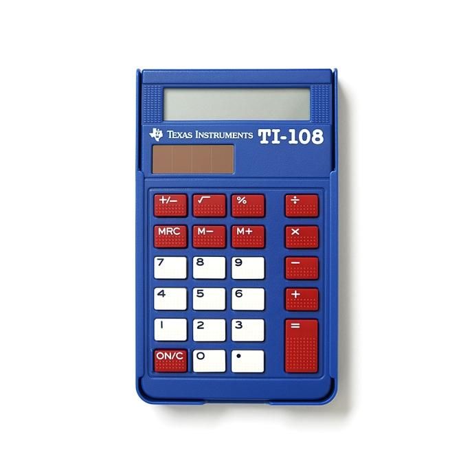 55765592 Texas Instruments / TI-108 8桁電卓 01