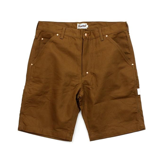 57955076 TAURUS / Canvas Tool Shorts Х ġ륷硼 - Brown 01