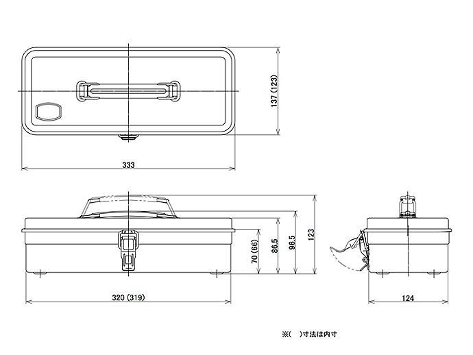 86102826 TRUSCO / トランク型工具箱 オリーブドラブ T-320-OD<img class='new_mark_img2' src='https://img.shop-pro.jp/img/new/icons47.gif' style='border:none;display:inline;margin:0px;padding:0px;width:auto;' /> 02