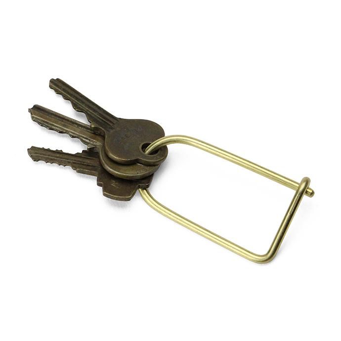 99038061 Craighill / Wilson Keyring - Brass ウィルソンキーリング ブラス<img class='new_mark_img2' src='https://img.shop-pro.jp/img/new/icons47.gif' style='border:none;display:inline;margin:0px;padding:0px;width:auto;' /> 02