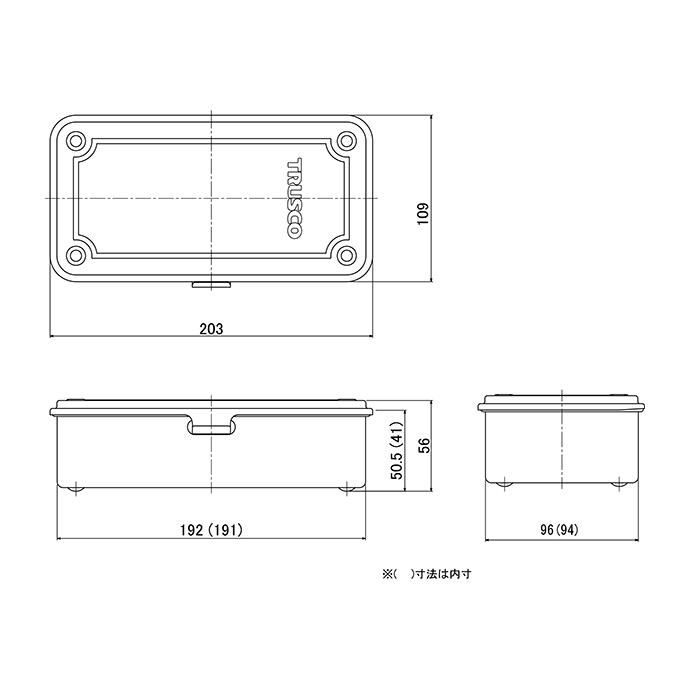 99172362 TRUSCO / トランク型工具箱 T-190SV シルバー<img class='new_mark_img2' src='https://img.shop-pro.jp/img/new/icons47.gif' style='border:none;display:inline;margin:0px;padding:0px;width:auto;' /> 02
