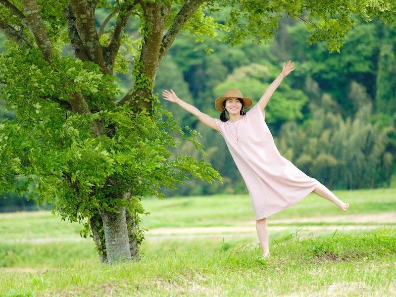 マアル 夏涼み ワンピース ピンク｜オーガニックコットンの肌着