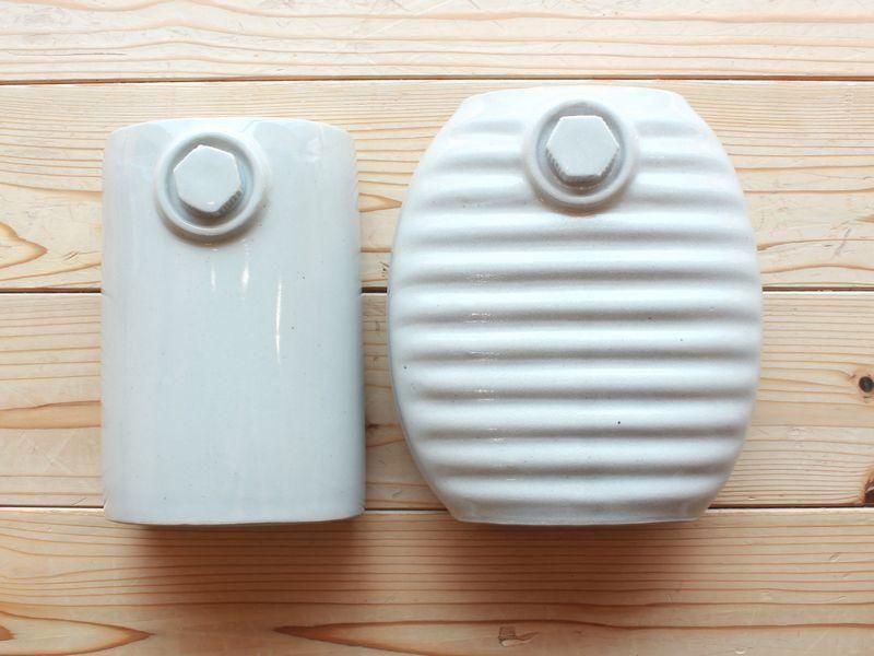 陶器　湯たんぽ 陶磁器の湯たんぽ 亀型新栓【20％引きの特価 通販】山口陶器店