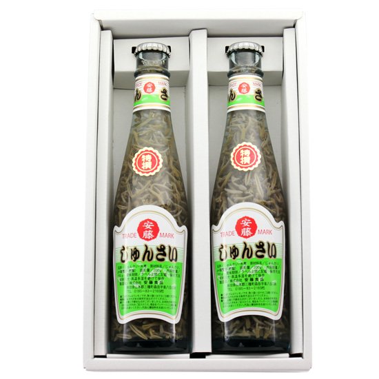 【秋田産】特選じゅんさい水煮瓶詰め２本セットの写真2