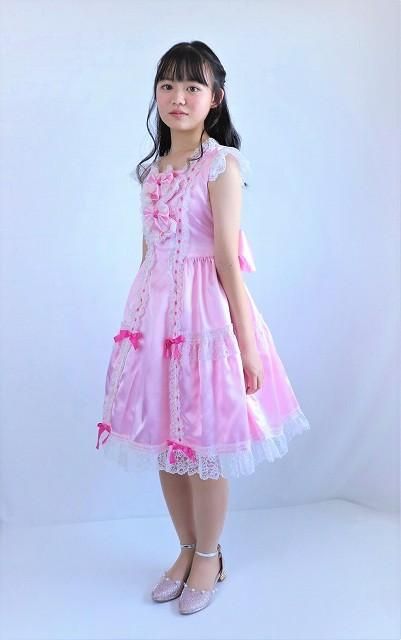 ロリータファッション風薄いピンク子供ドレス 子供ドレス 発表会ドレスの Lovely Grace ロリータファッション風薄いピンク子供ドレス 子供ドレス 発表会ドレスの Lovely Grace
