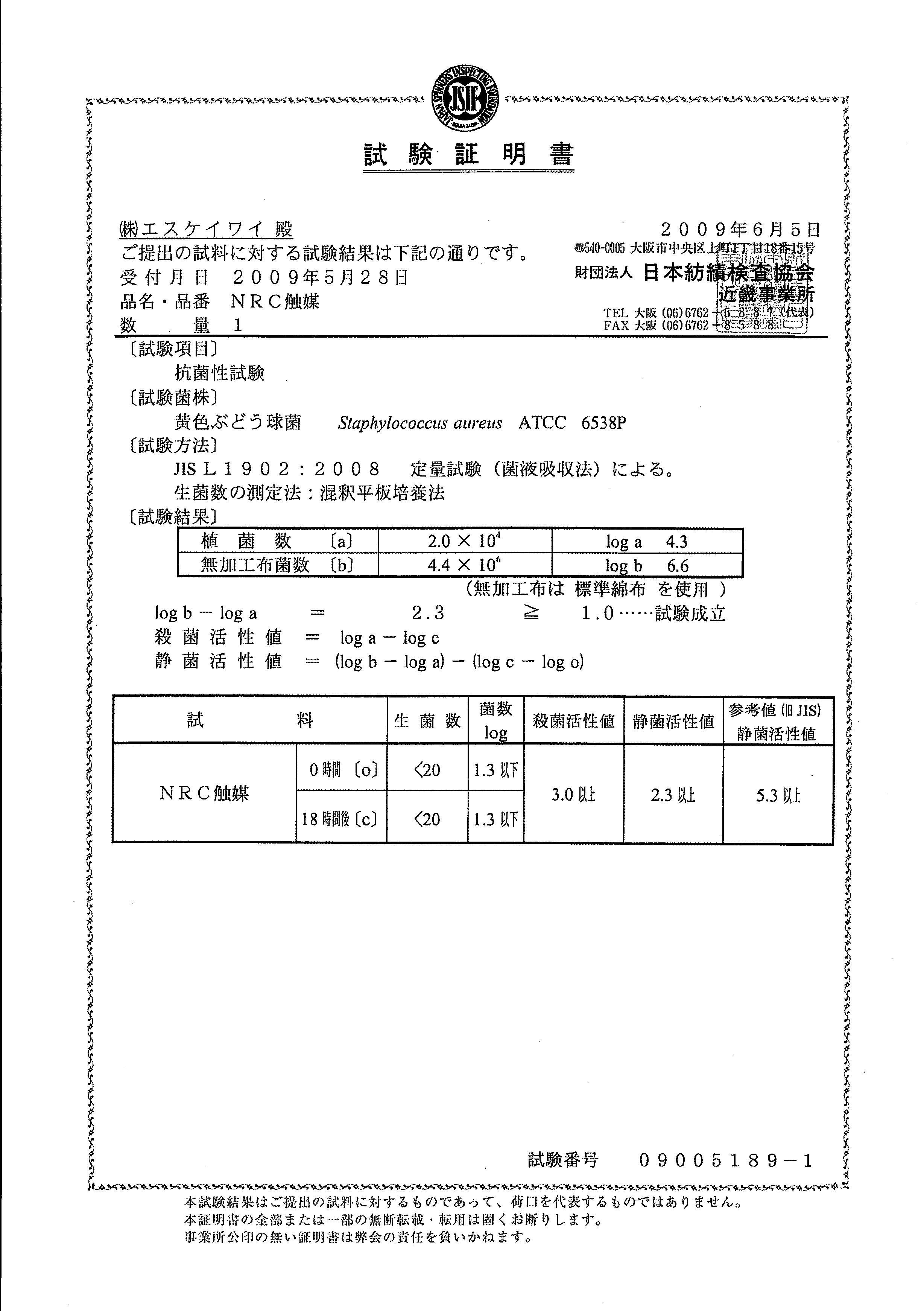 抗菌試験 抗菌試験