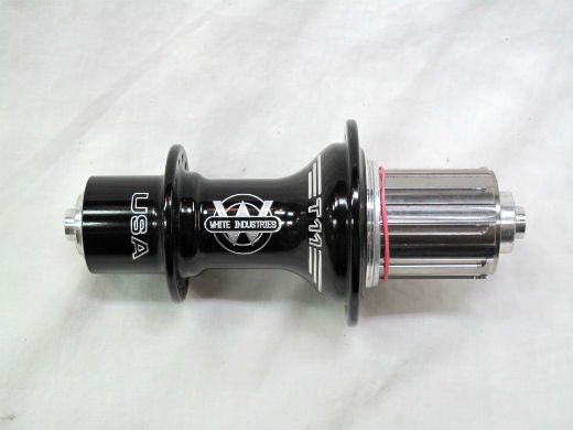 White Industries * T11 rear road hub * 28h * Black