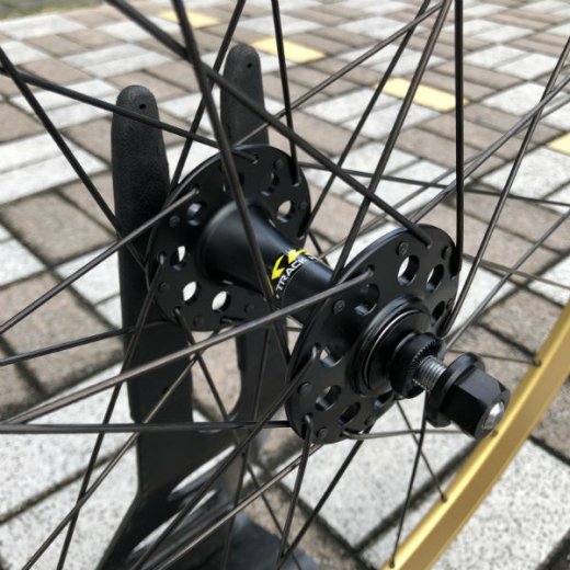 cycroc * LARGE FLANGE TRACK HUB SET * Black - ShiokazeStore