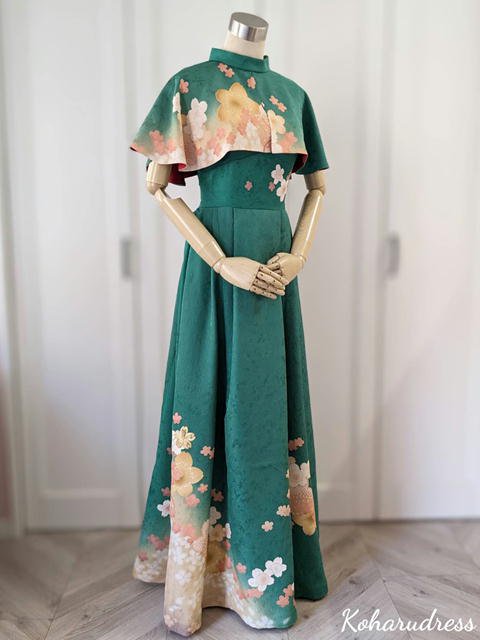 日本直販 2655 着物 リメイク ドレス ワンピース - ワンピース