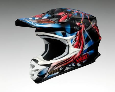 SHOEI VFX-W GRANT2 (RED/BLUE) 【限定モデル】 - オフロード専門店