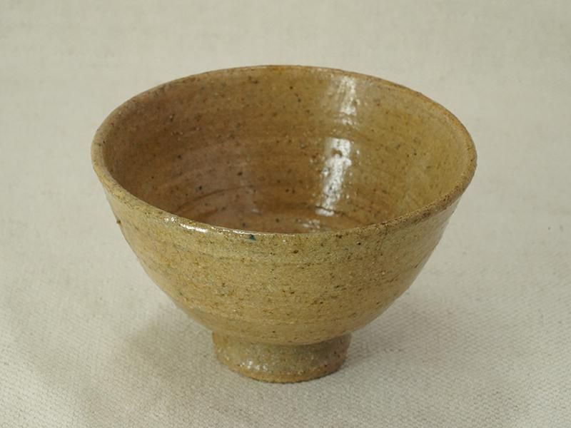 ぐい呑み□相馬焼 味わいのある古い酒杯 印花 酒器 茶碗 湯呑み 時代物