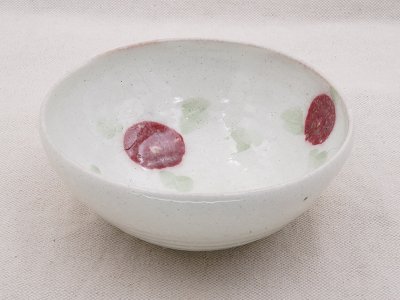 巌陶房　つばき　5.5寸鉢