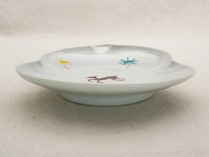 宮腰綾 しかともみじ 6寸瓢箪皿 | 九谷焼 | 東京 南青山の和食器専門店