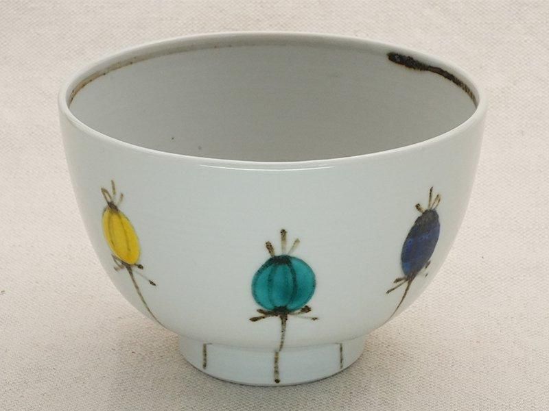 徳永遊心窯 色絵つぼみ 小丼ぶり | 九谷焼 | 東京 南青山の和食器専門