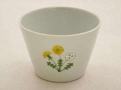 徳永遊心 色絵菊 楕円皿、七寸皿、蕎麦猪口 転ばし