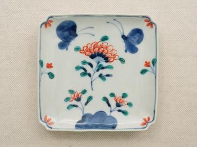 堀畑蘭　花柄デザートカップ 高脚 堀畑蘭（堀畑蘭 （九谷） | 陶器の通販 和食器 ｜うつわのあやめ