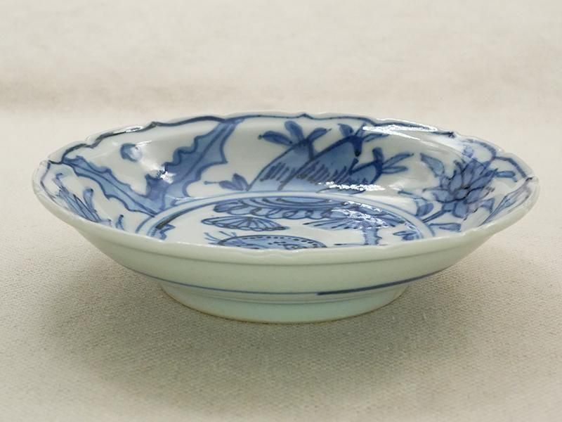 樋山真弓⭐️ 五寸皿（染付鹿文）　九谷焼　作家⭐️3枚 樋山真弓⭐️ 五寸皿（染付鹿文） 九谷焼 作家⭐️3枚 樋山真弓