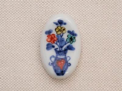 新品未使用品　初代　尾田一念　粉引鉄絵　菓子皿 蓋ちょこ 七宝 - 廣田硝子 公式Online shop