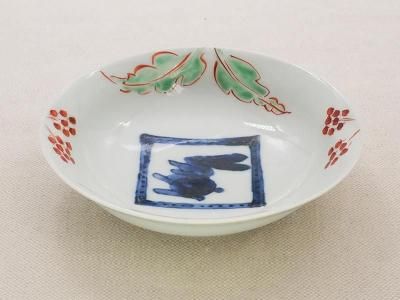 中町いずみ 色絵桃猿紋 木瓜皿 | 九谷焼 | 東京 南青山の和食器専門店