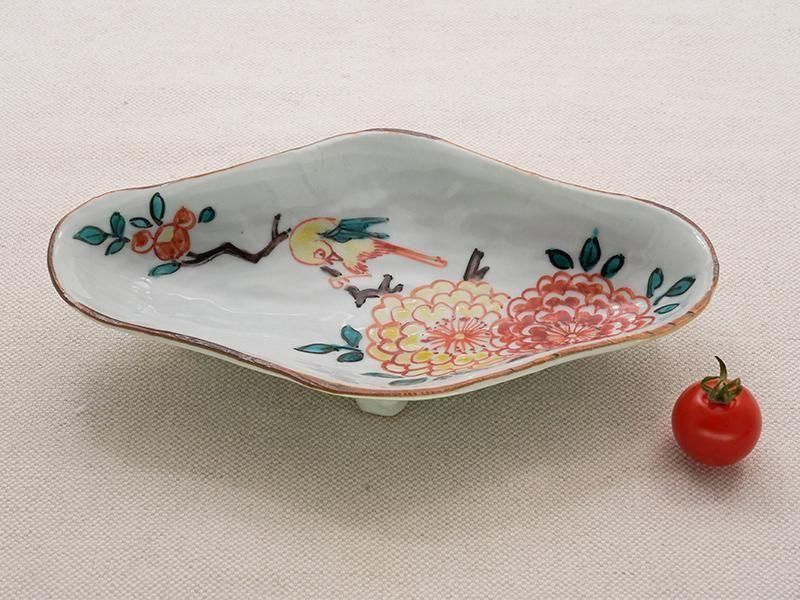 山本恭代 木瓜形長皿 | 九谷焼 | 東京 南青山の和食器専門店 うつわ