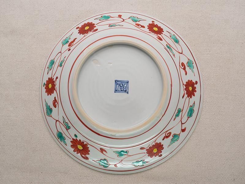 樋山真弓 色絵花唐草 8寸皿 | 九谷焼 | 東京 南青山の和食器専門店