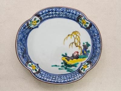 徳永遊心窯 色絵ひょうたん 4.5寸四方鉢 | 九谷焼 | 東京 南青山の和