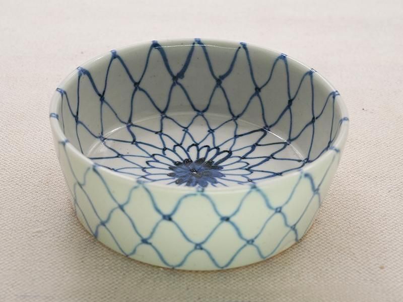 樋山真弓 染付網紋鉢 (2) | 九谷焼 | 東京 南青山の和食器専門店