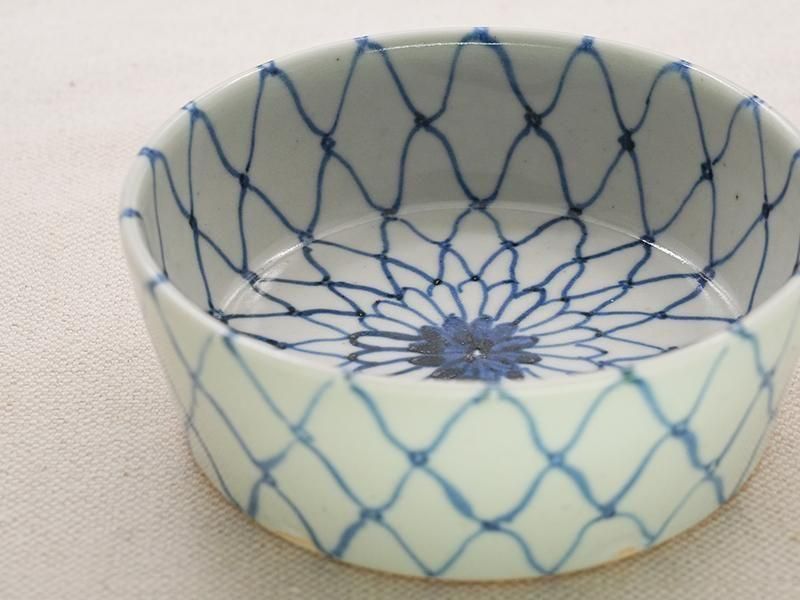 樋山真弓 染付網紋鉢 (2) | 九谷焼 | 東京 南青山の和食器専門店