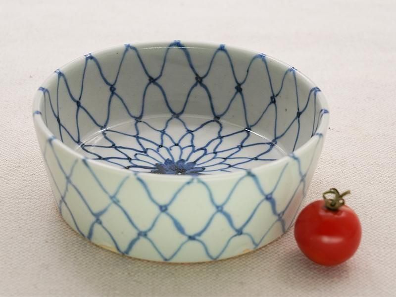 樋山真弓 染付網紋鉢 (2) | 九谷焼 | 東京 南青山の和食器専門店