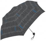 折りたたみ傘　ライン mini(ブラック)　晴雨兼用
