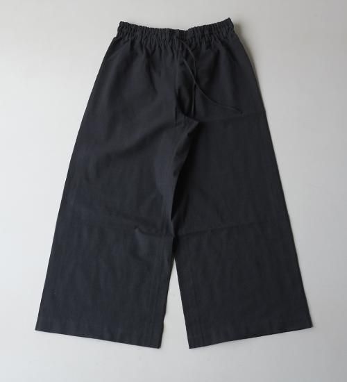 F/style / 亀田縞のワイドパンツ(厚手)