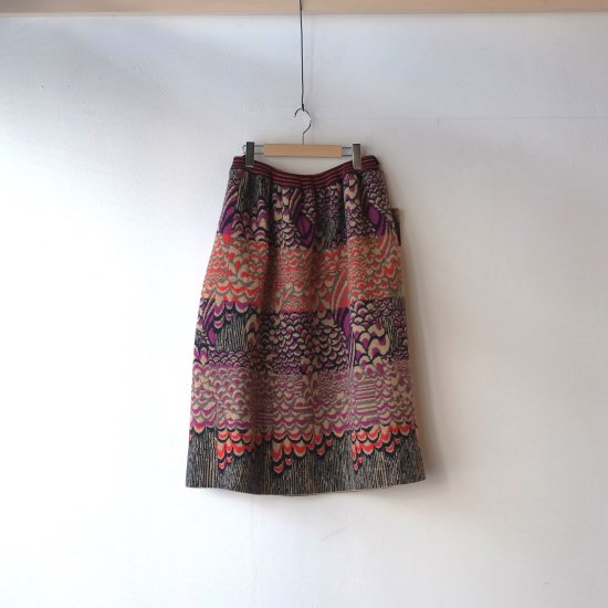 Hikaru Noguchi-double jacqurad skirt ͥӡ٥꡼