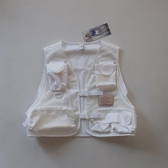 Aya yamanaka-Lace curtain Fishing Vest