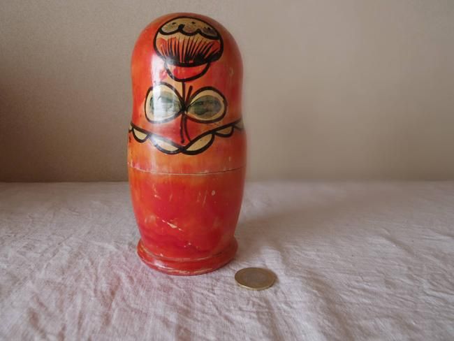 * vintage pottery ❀ ふんわりしっぽ 赤茶色のリスさん エーデルワイス沖縄【季節限定】宮古島産かぼちゃと沖縄県産紅芋