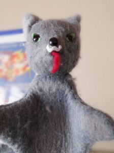 チェコ パペット（手人形） 狼 オオカミ czech puppet wolf vintage