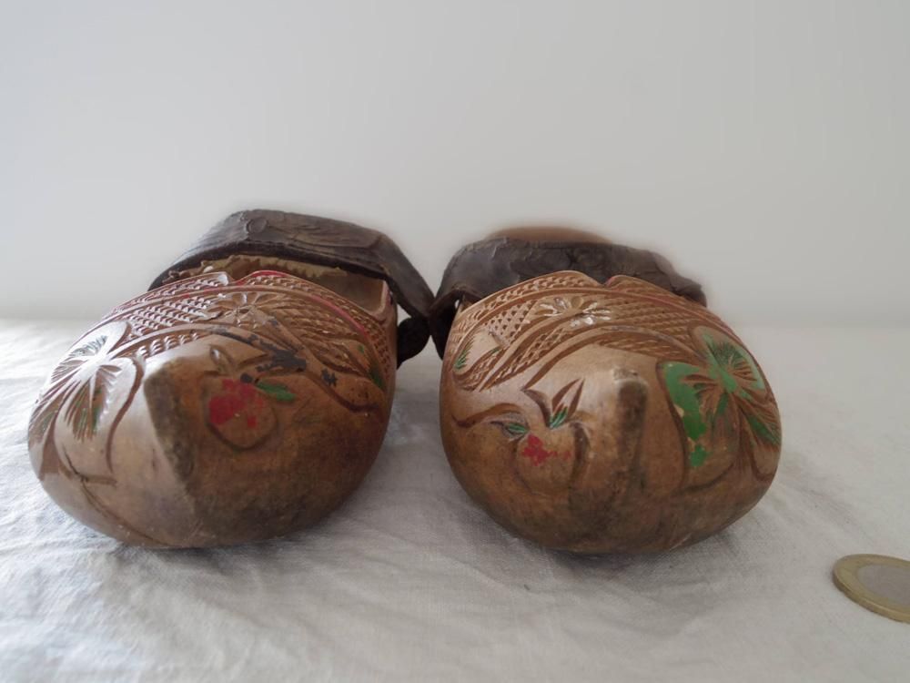 靴道具　古い靴の木型　19世紀？　20世紀初め？　ヨーロッパ 木靴 - Wikipedia