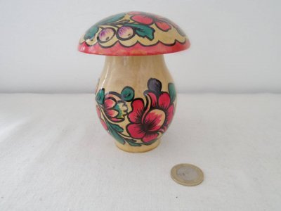 ơ ΥΥޥȥ硼 硦VINTAGE OLD Matyoshka Russian nesting doll mushroom