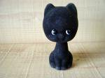 50sҤιǭʪǭLUCKY CAT BLACK KITTEN SWING HEAD DOLL