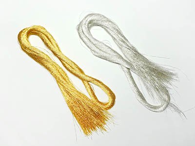 アクセント用＜金糸・銀糸＞ - 筥迫工房 材料販売
