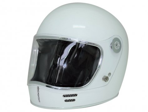 MONGOLIAN NEW FIT COBURA　FULL FACE HELMET THE VINTAGE　WHIT -  ジェットヘルメット・シールド・バイザー等バイク用品 - ヒートグループ