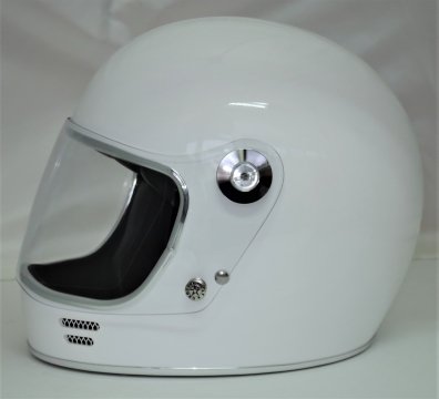 MONGOLIAN NEW FIT COBURA FULL FACE HELMET THE VINTAGE WHIT