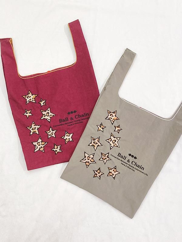 [Ball&Chain]Leopard Star Eco bag