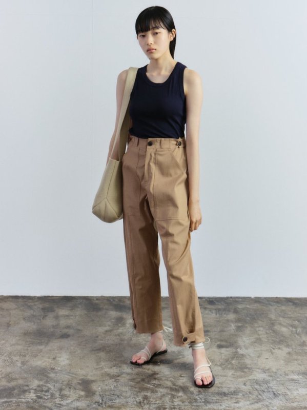 20%OFF [MIJEONG PARK]CROPPED WORKWEAR PANTS