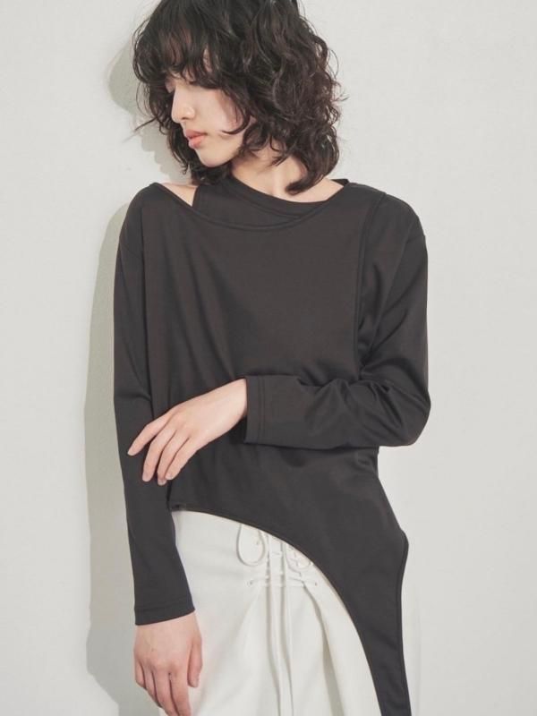 [UN-SOPHIE] ASYMMETRY LAYARD TOPS