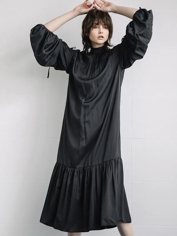 [AULAAILA] TIERED LONG DRESS